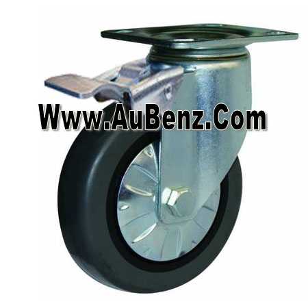 3系列-双轴圆弧塑芯TPR轮-新科脚轮(苏州）有限公司AuBenz脚轮苏州科顺 